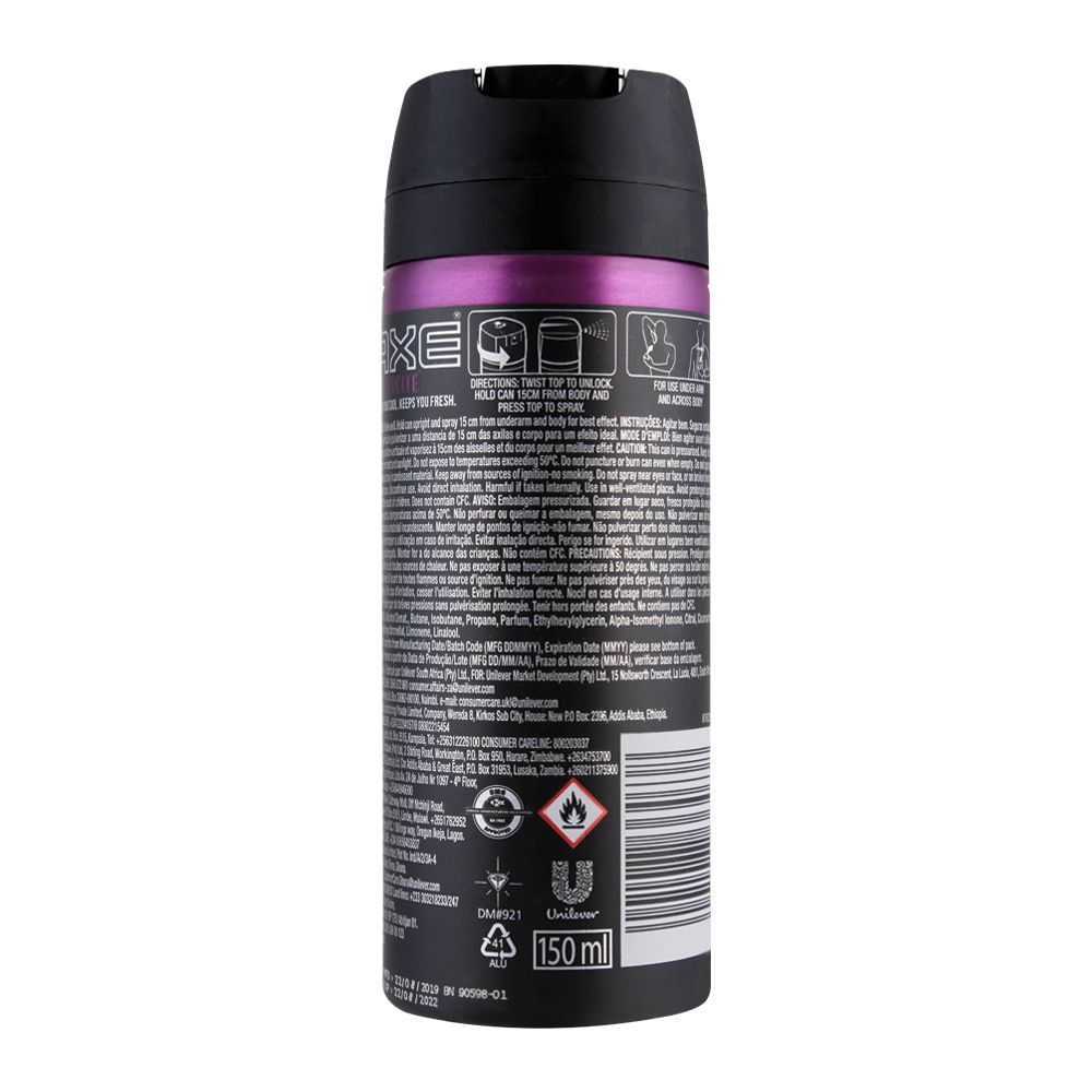 Axe Body Deodorant Spray Excite Flavor