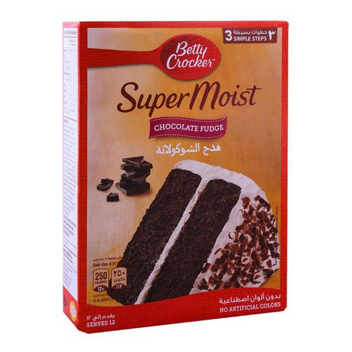 Betty Crocker Super Moist Chocolate Fudge, 500 gm