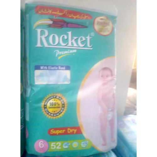 Rocket Diapers XXL Pack Size 6 52 Pcs