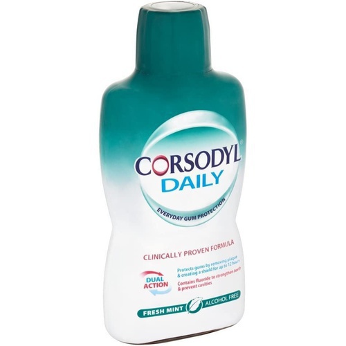 Corsodyl Daily Mouthwash Alcohol Free - Fresh Mint (500ml)