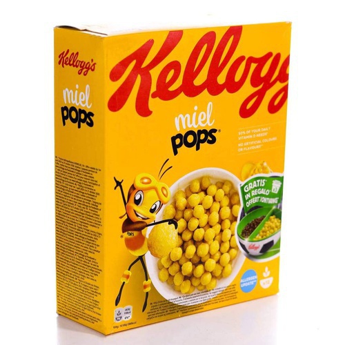 Miel Pops de 335g de Kellogg's 50% of your daily vitamin d needs no artificial colours or flavours