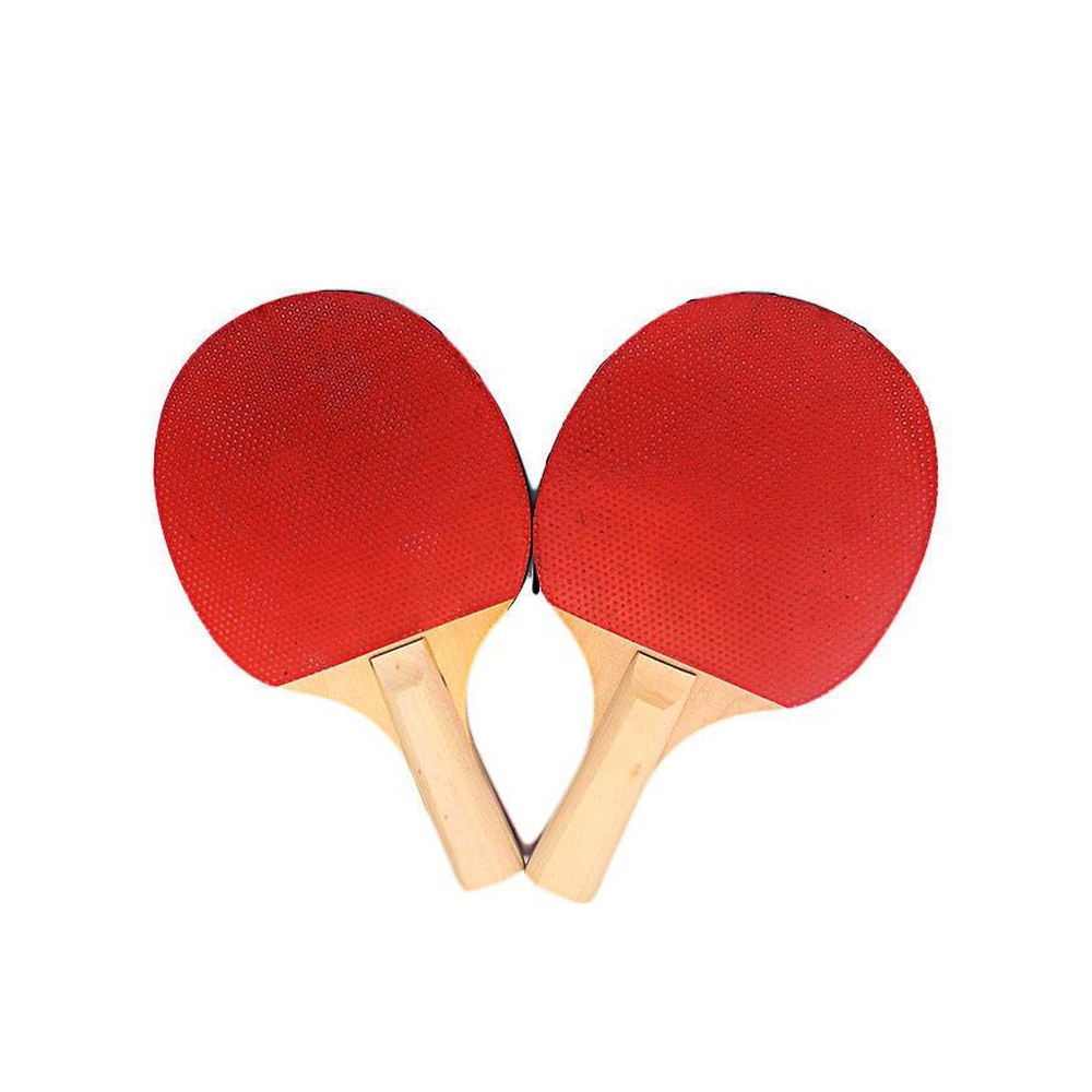 Table Tennis Racket With 3 Balls – Red and Black