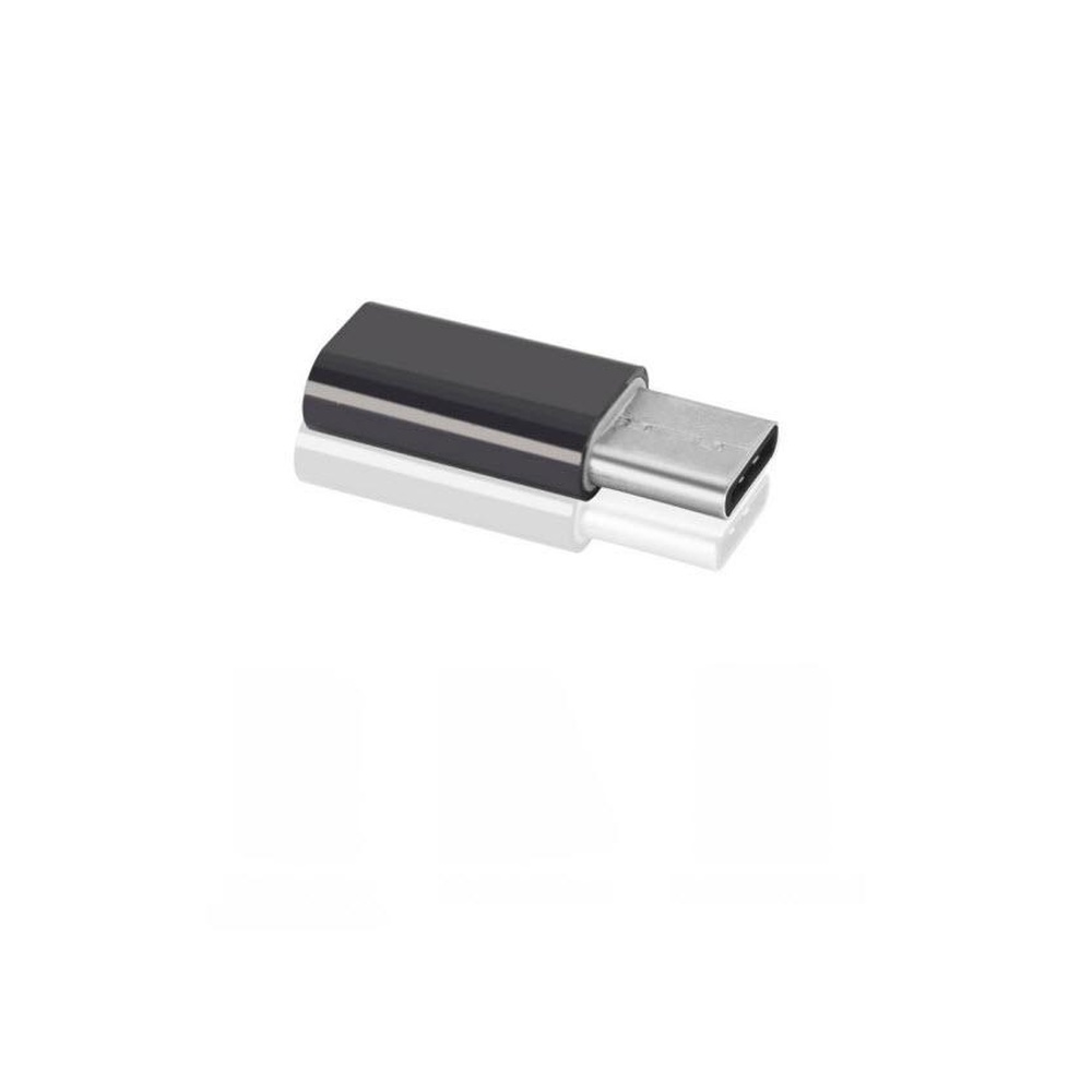 USB 3.1 Type-C Male to Micro USB 2.0 Female Converter – Black