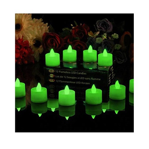 Pakistan Independence Day Special Pack of 24 – Green Light LED Candles