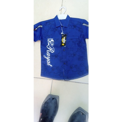 Rayat Fashion Blue Shirt for boys 4-12 years