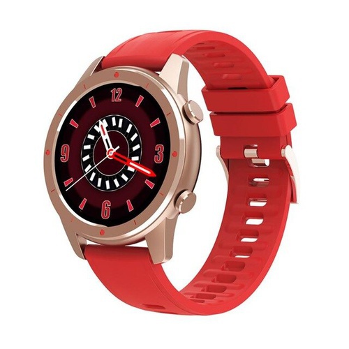 F50 Bluetooth Call Smart Watch Men Women Custom Dial Full Touch Screen Smartwatch For Android IOS Sports Watches color : Red