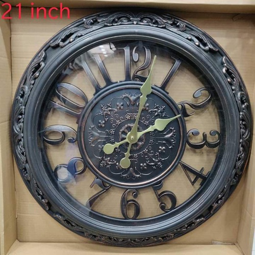 Antique Style Wall Clock color : Brown
