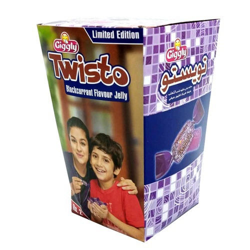 Giggly Twisto Blackcurrant Flavour Jelly