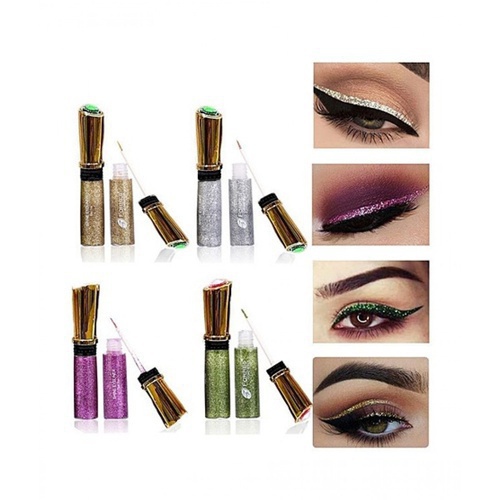 Deal Hunt Diamond Glitter Eyeliner Shadow high quality good product water proof- Pack of 4